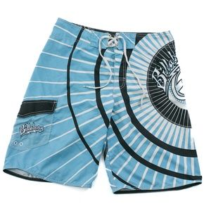 Men's Billabong Board Shorts Blue Size 32